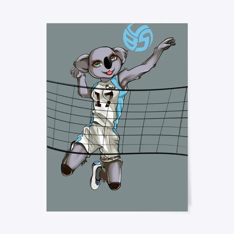 Volleybragswag Posters - Coco the Koala 